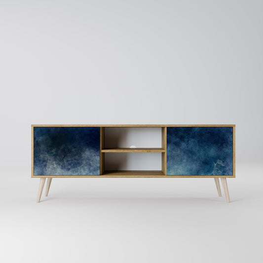 CELESTIAL FALL 2-Door TV Stand in Oak Effect