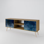 CELESTIAL FALL 2-Door TV Stand in Oak Effect