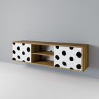 SLIPPING MINUTES 2-Door TV Stand in Oak Effect