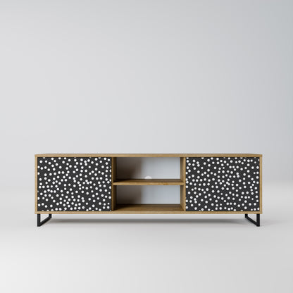 BLINDING LIGHTS 2-Door TV Stand in Oak Effect