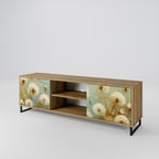DREAMY MEADOW 2-Door TV Stand in Oak Effect