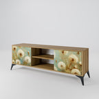 DREAMY MEADOW 2-Door TV Stand in Oak Effect