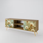 DREAMY MEADOW 2-Door TV Stand in Oak Effect