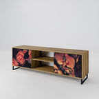 NEVERENDING BLOOM 2-Door TV Stand in Oak Effect