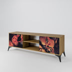 NEVERENDING BLOOM 2-Door TV Stand in Oak Effect
