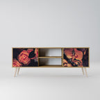 NEVERENDING BLOOM 2-Door TV Stand in Oak Effect