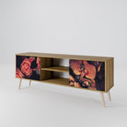 NEVERENDING BLOOM 2-Door TV Stand in Oak Effect