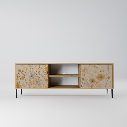 MORNING GLADE 2-Door TV Stand in Oak Effect