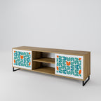BE THE CHANGE 2-Door TV Stand in Oak Effect