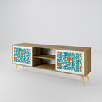 BE THE CHANGE 2-Door TV Stand in Oak Effect