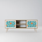 BE THE CHANGE 2-Door TV Stand in Oak Effect