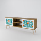 BE THE CHANGE 2-Door TV Stand in Oak Effect