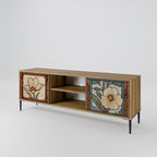 TIMELESS FLORA 2-Door TV Stand in Oak Effect