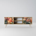 STYLISH BEAUTY 2-Door TV Stand in Oak Effect