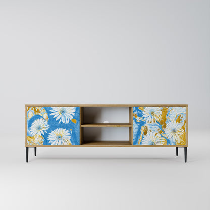 DAISY LUXE 2-dörrars TV-bänk i ekeffekt