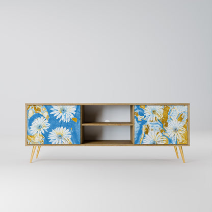 DAISY LUXE 2-dörrars TV-bänk i ekeffekt