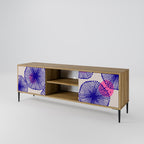 MAGIC NATURE 2-Door TV Stand in Oak Effect