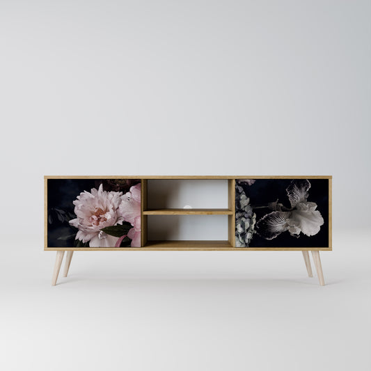 PURE BLOSSOM 2-Door TV Stand in Oak Effect