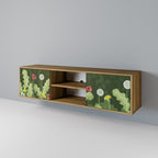 DANDELION AMUSE 2-Door TV Stand in Oak Effect
