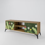 DANDELION AMUSE 2-Door TV Stand in Oak Effect