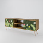 DANDELION AMUSE 2-Door TV Stand in Oak Effect