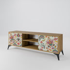 ORGANIC FOLKLORE 2-Door TV Stand in Oak Effect