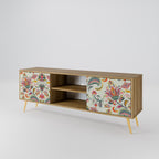 ORGANIC FOLKLORE 2-Door TV Stand in Oak Effect