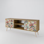ORGANIC FOLKLORE 2-Door TV Stand in Oak Effect