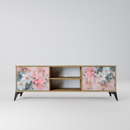 CHERRY BLOSSOM 2-Door TV Stand in Oak Effect