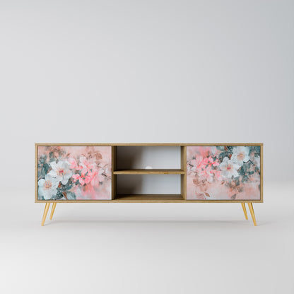 CHERRY BLOSSOM 2-Door TV Stand in Oak Effect