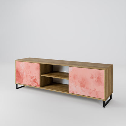 CRANE DANCE 2-Door TV Stand in Oak Effect