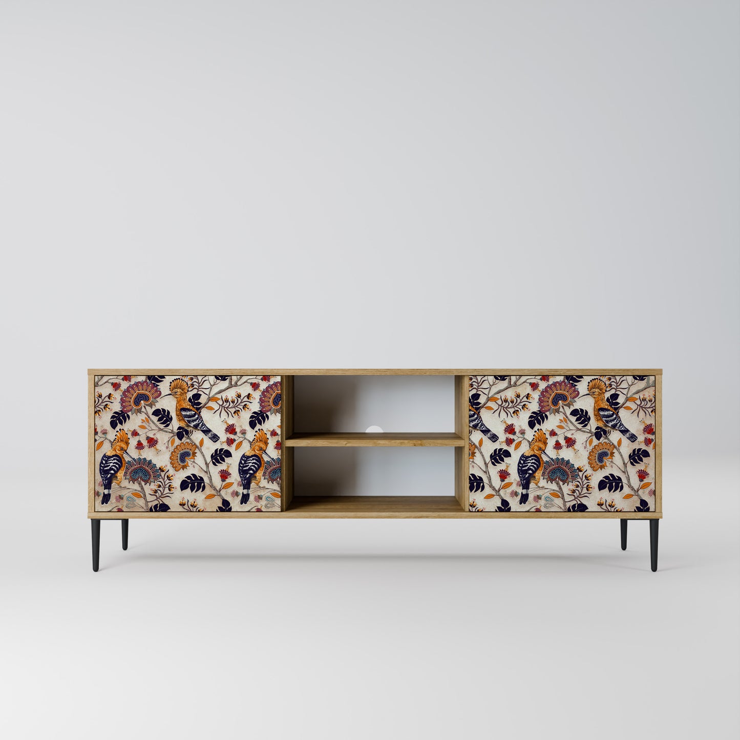 EMINENT HOOPOE 2-Door TV Stand in Oak Effect