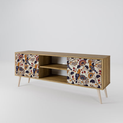 EMINENT HOOPOE 2-Door TV Stand in Oak Effect
