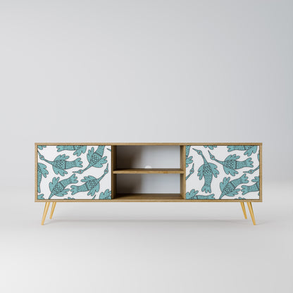WATERSPOUT SONGIBIRD 2-Door TV Stand in Oak Effect
