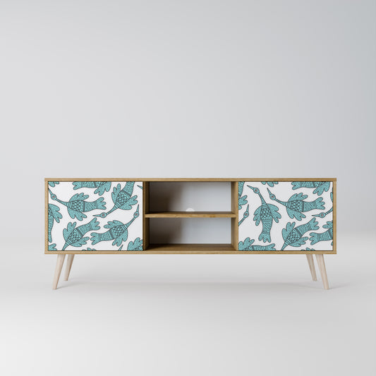 WATERSPOUT SONGIBIRD 2-Door TV Stand in Oak Effect