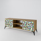 INDIAN FISH 2-Door TV Stand in Oak Effect