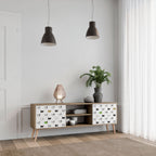 CATS COMPILATION 2-Door TV Stand in Oak Effect