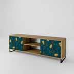 AUTUMN INSECTS 2-Door TV Stand in Oak Effect