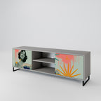 KANAGAWA BEAUTY 2-dörrars TV-bänk i grå finish