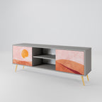 LIMINOUS SUNLIGHT 2-dörrars TV-bänk i grå finish