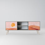 LIMINOUS SUNLIGHT 2-dörrars TV-bänk i grå finish