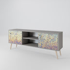 MOSAIC OF COLOURS 2-dörrars TV-bänk i grå finish