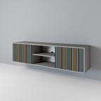 LINEOUT SPECTRUM 2-dörrars TV-bänk i grå finish