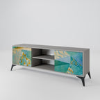 SPECTRUM SPLENDOR 2-dörrars TV-bänk i grå finish