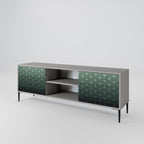 PRYDNAD GLIMMER 2-dörrars TV-bänk i grå finish