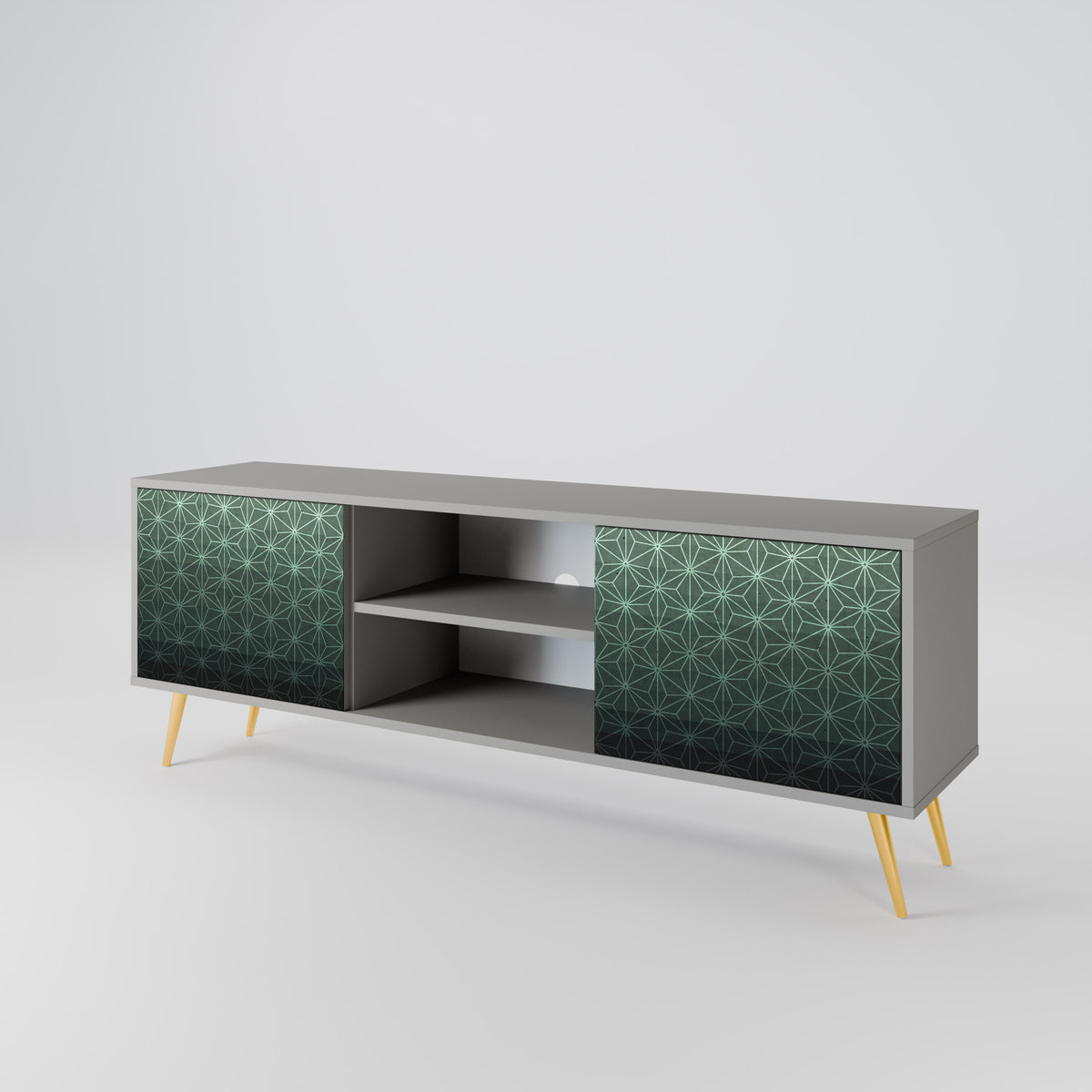 ORNAMENTAL GLIMMER TV-bänk med två dörrar
