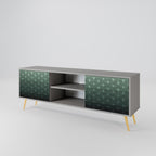 PRYDNAD GLIMMER 2-dörrars TV-bänk i grå finish