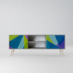 KALL SHOWCASE 2-dörrars TV-bänk i grå finish