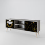 STELLAR CONSTELLATIONS 2-dörrars TV-bänk i grå finish