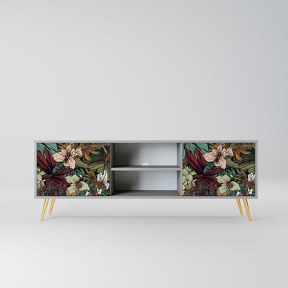BOTANICAL EMERGENCE 2-dörrars TV-bänk i grå finish